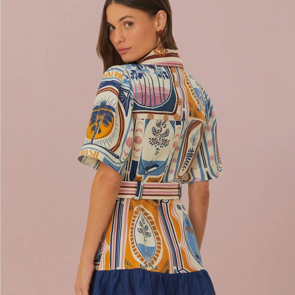 FARM Rio Multicolor Patterned Dress - Picture 3 of 5